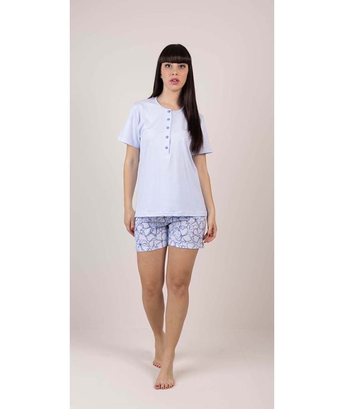 Pigiama mezza manica pantaloncino donna Jersey Gary 5286 - Caos Intimo Donna - Uomo - Bambini - Casa - Gary