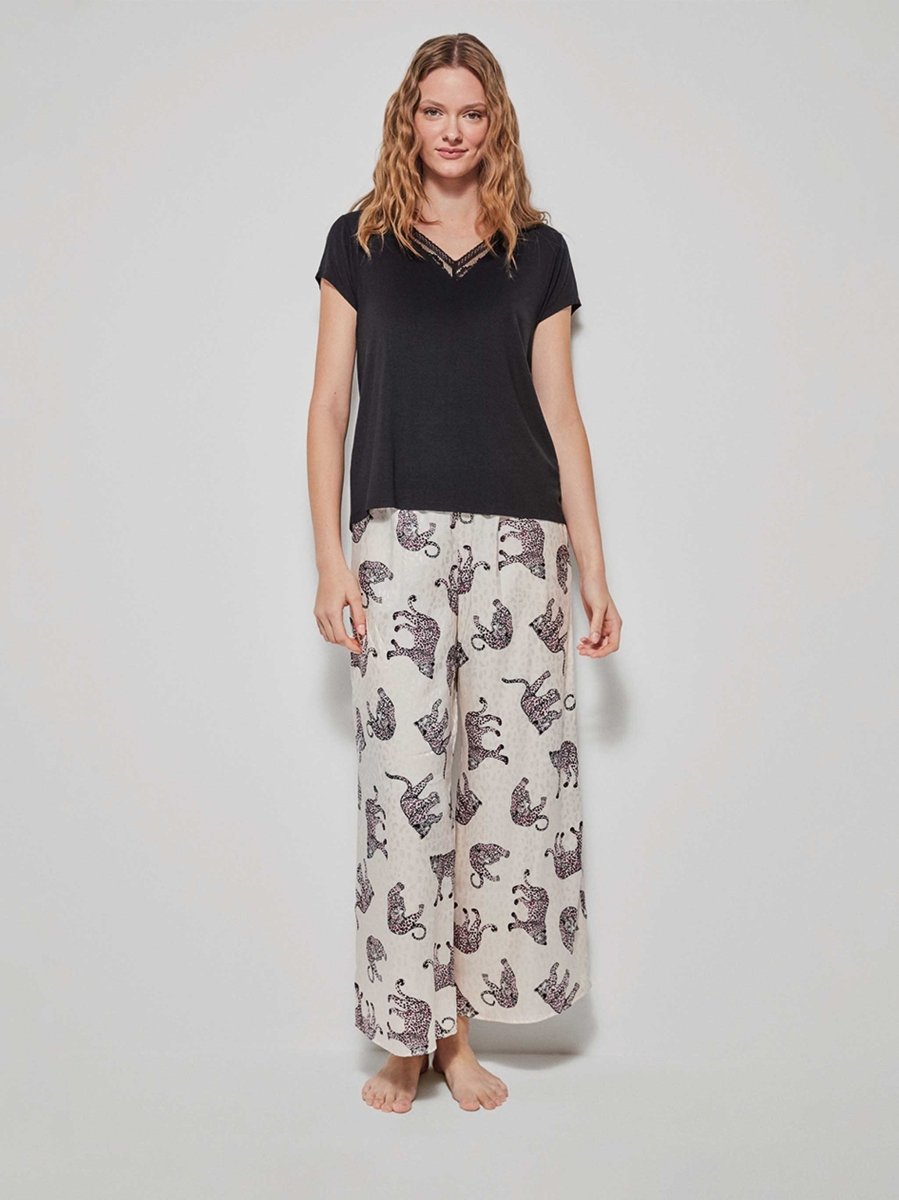 Pigiama mezza manica pantalone lungo donna modal raso Gisela 20136/20137 - Caos Intimo Donna - Uomo - Bambini - Casa - Gisela