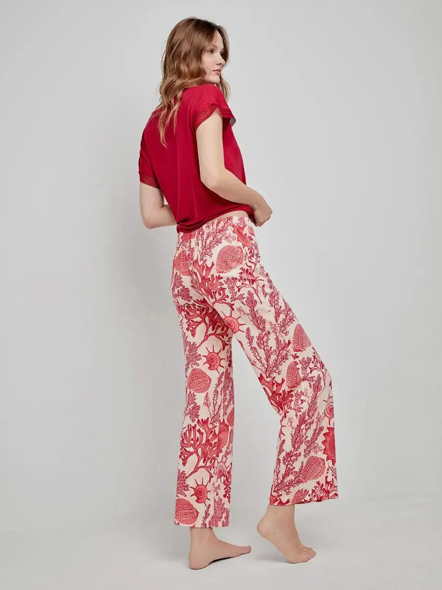 Pigiama mezza manica pantalone lungo donna modal raso Gisela 20251 - Caos Intimo Donna - Uomo - Bambini - Casa - Gisela