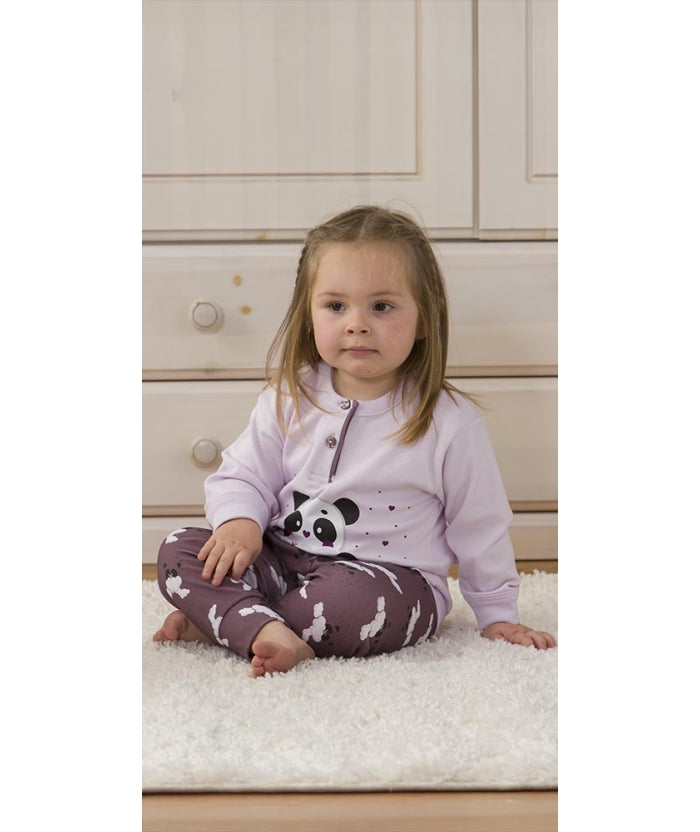 Pigiama invernale Neonata interlock serafino bambina Gary 1154