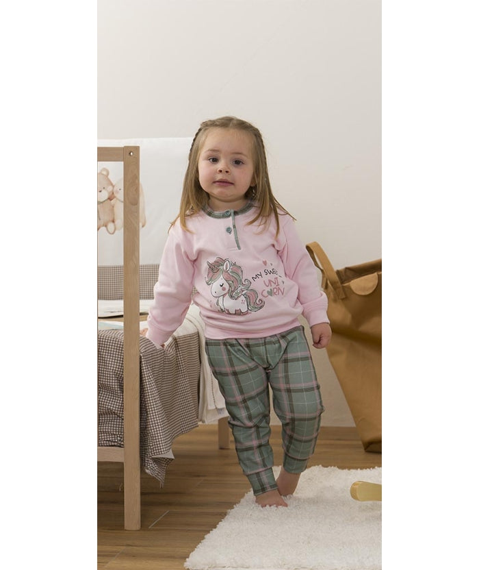 Pigiama invernale Neonata interlock serafino bambina Gary 1153