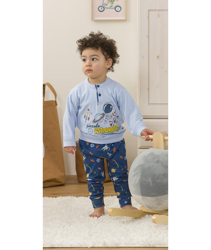 Pigiama invernale Neonato interlock serafino bambino Gary 1142