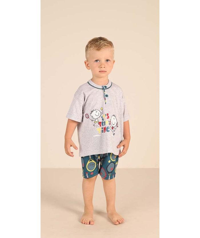 Pigiama Gary neonato manica corta puro cotone jersey Z15033