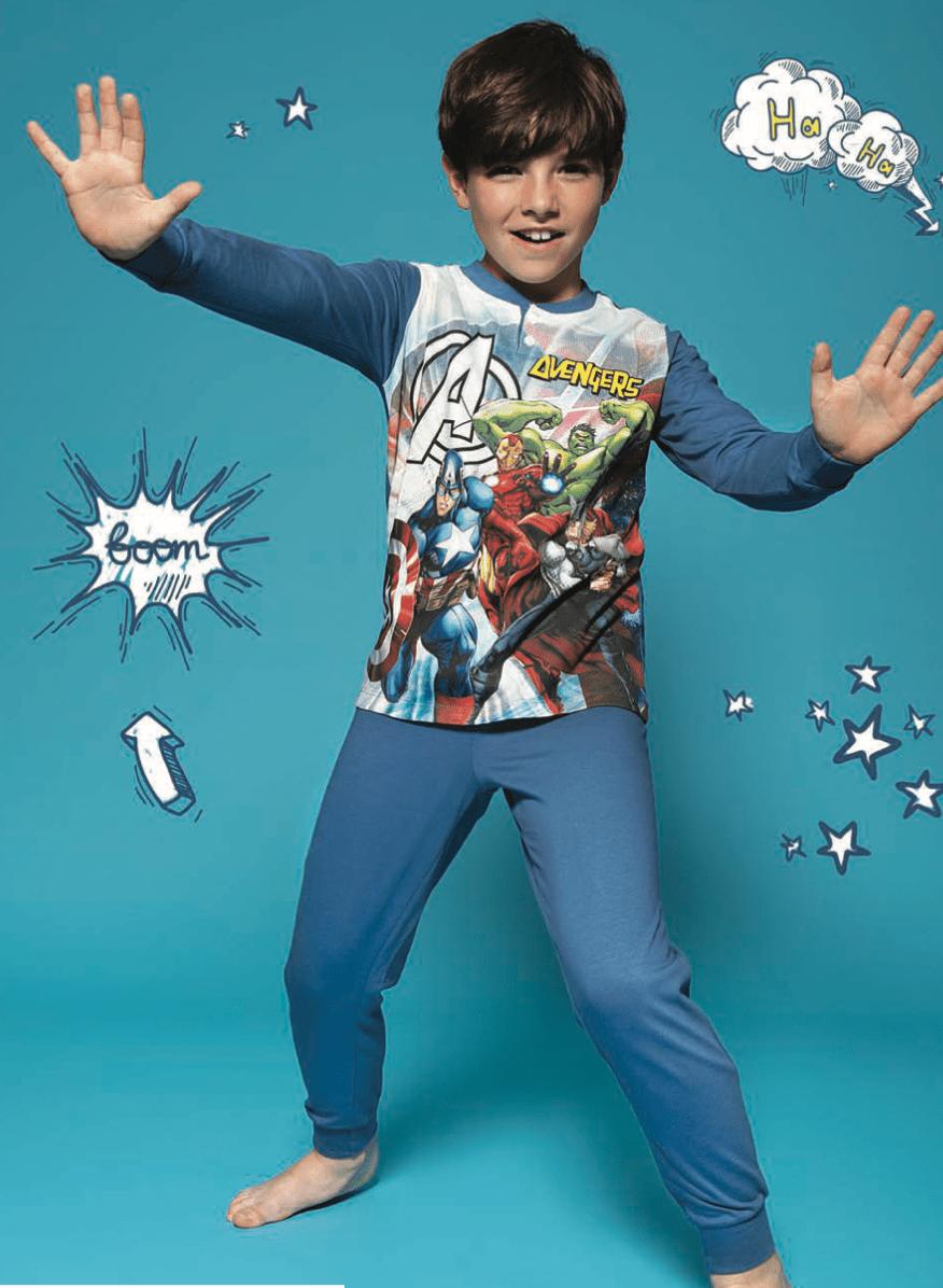 Pigiama puro cotone Avengers Marvel estivo bambino baby MV40G7502 - Caos Intimo Donna - Uomo - Bambini - Casa - Marvel