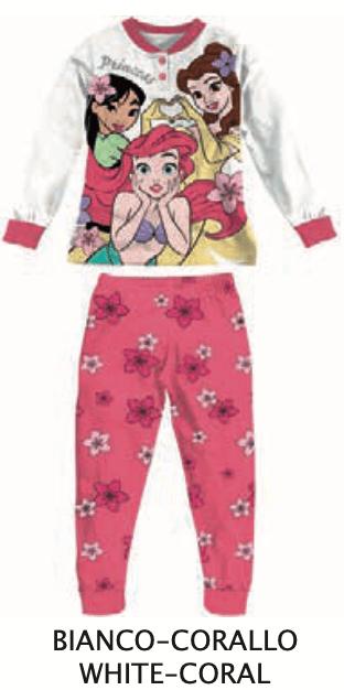 Pigiama puro cotone Principesse Disney estivo bambina baby DY50L0748 - Caos Intimo Donna - Uomo - Bambini - Casa - Disney