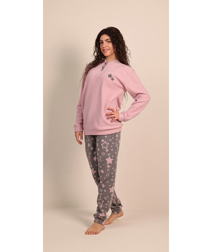 Pigiama flanellato punto milano ragazza Gary 4052