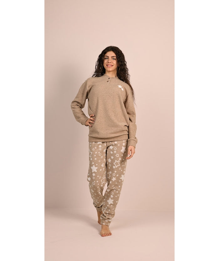 Pigiama flanellato punto milano ragazza Gary 4052