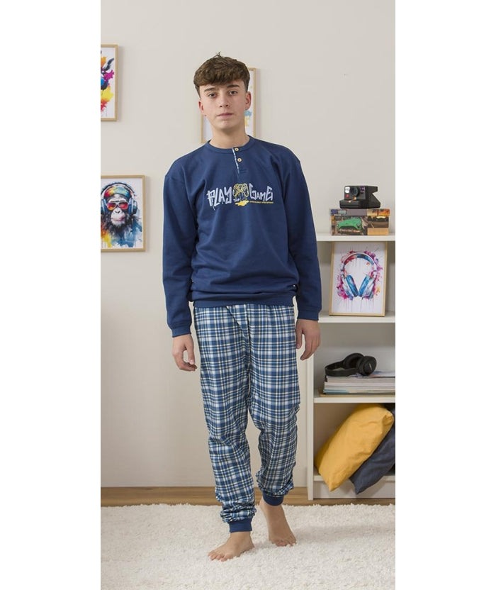 Pigiama felpato ragazzo Gary 4156