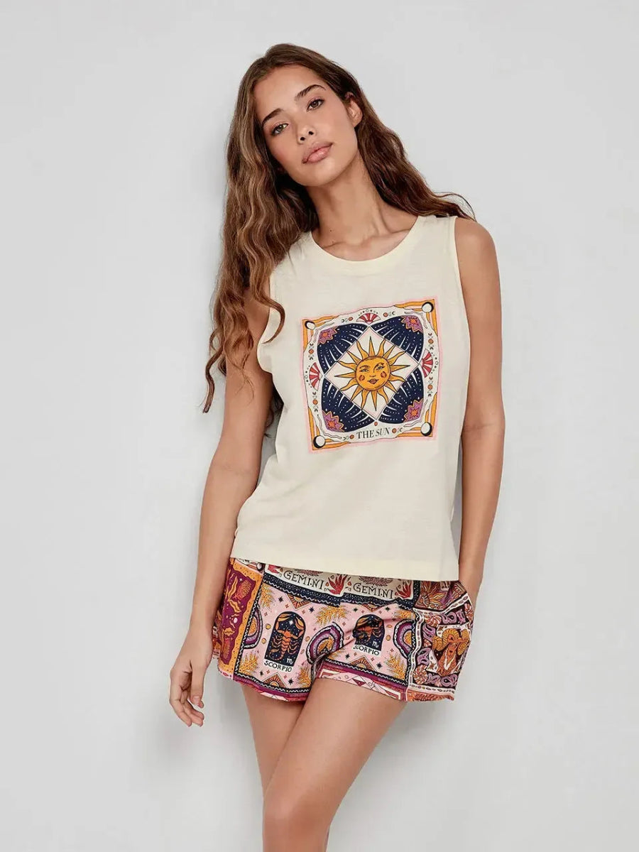 Pigiama spalla larga donna cotone Gisela 2/20270 - Caos Intimo Donna - Uomo - Bambini - Casa - Gisela