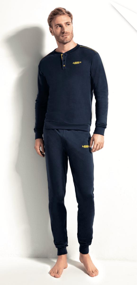 Pigiama uomo calibrato Legea caldo cotone interlock PG44209X - Caos Intimo Donna - Uomo - Bambini - Casa - Legea