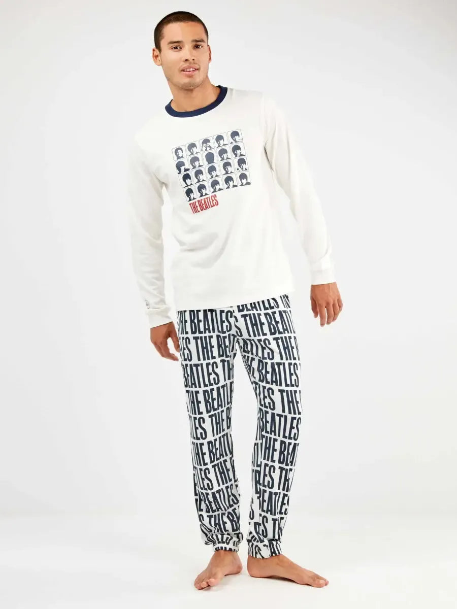 Pigiama uomo Gisela caldo cotone The Beatles 20366 - Caos Intimo Donna - Uomo - Bambini - Casa - Gisela