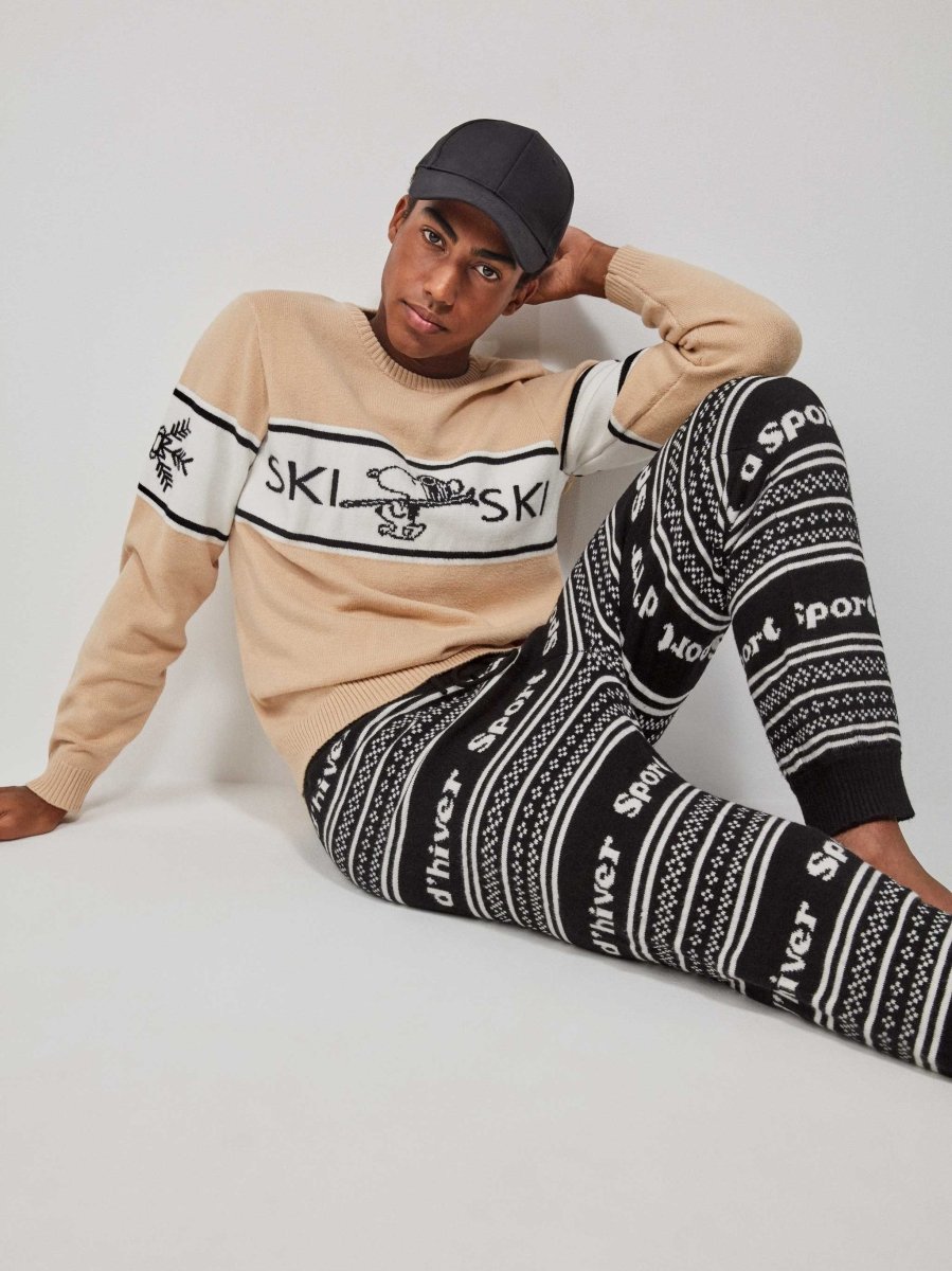 Pigiama uomo Gisela girocollo in viscosa Snoopy Peanuts 20231 - Caos Intimo Donna - Uomo - Bambini - Casa - Gisela