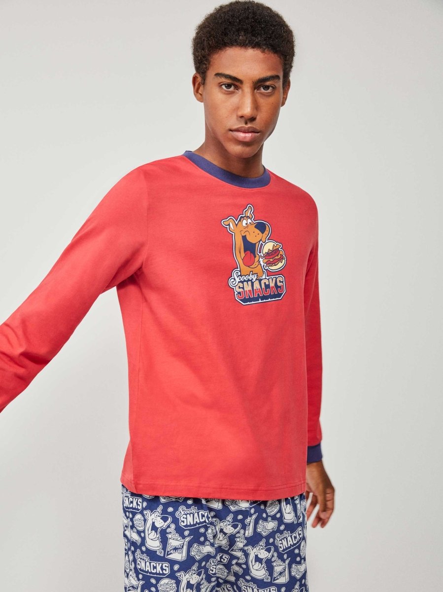 Pigiama uomo Gisela girocollo interlock Scooby - Doo 20246 - Caos Intimo Donna - Uomo - Bambini - Casa - Gisela