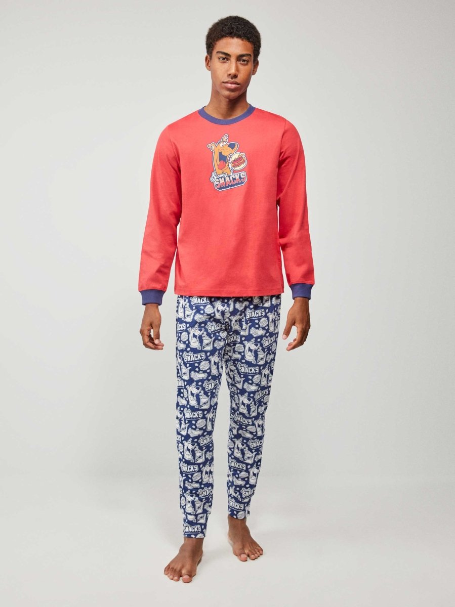 Pigiama uomo Gisela girocollo interlock Scooby - Doo 20246 - Caos Intimo Donna - Uomo - Bambini - Casa - Gisela