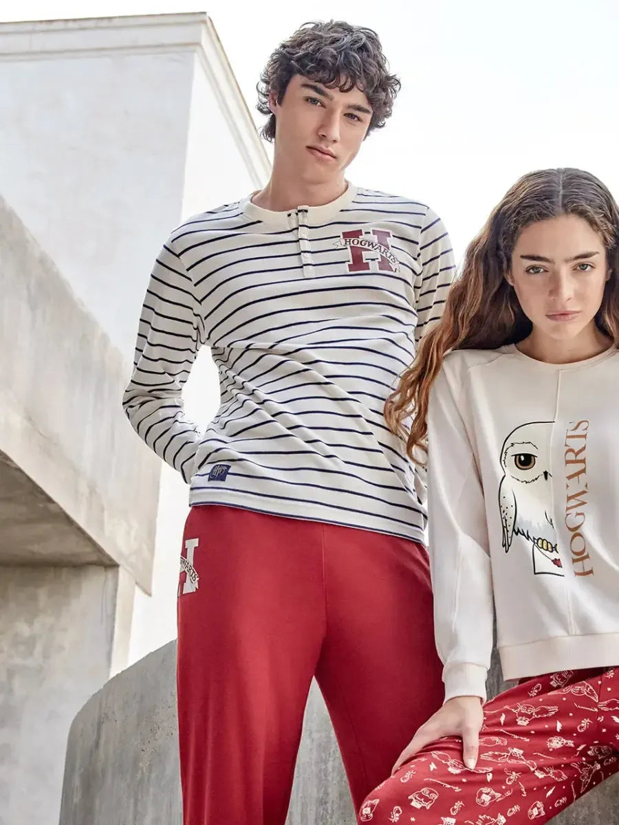 Pigiama uomo Gisela Harry Potter caldo cotone 20359 - Caos Intimo Donna - Uomo - Bambini - Casa - Gisela