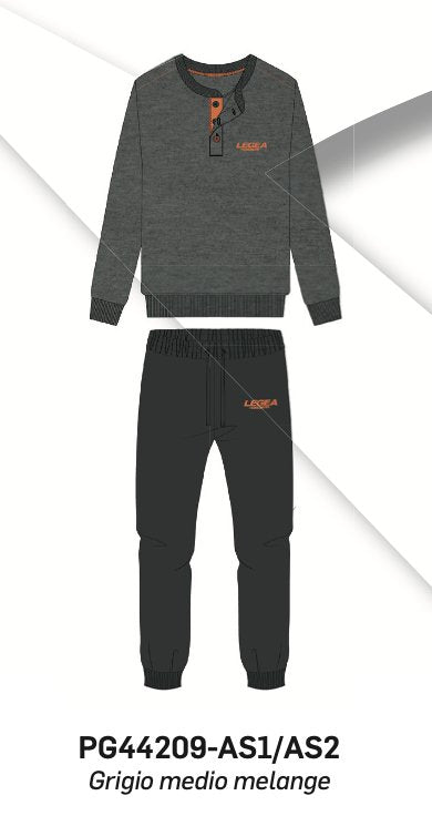 Pigiama uomo Legea caldo cotone interlock PG44209 - Caos Intimo Donna - Uomo - Bambini - Casa - Legea