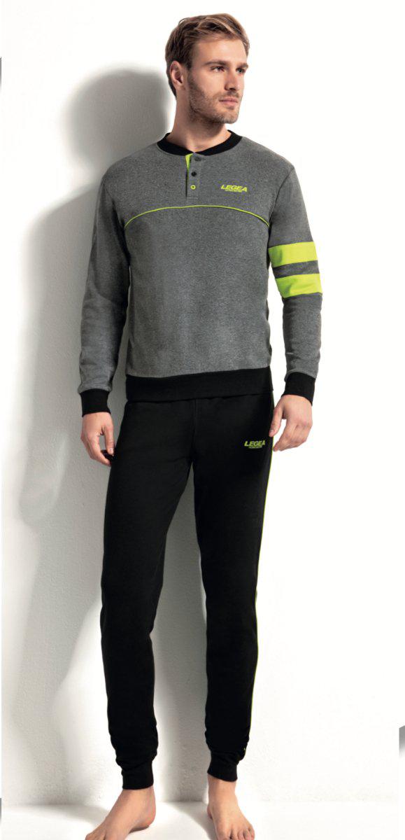 Pigiama uomo Legea caldo cotone interlock PG44232 - Caos Intimo Donna - Uomo - Bambini - Casa - Legea