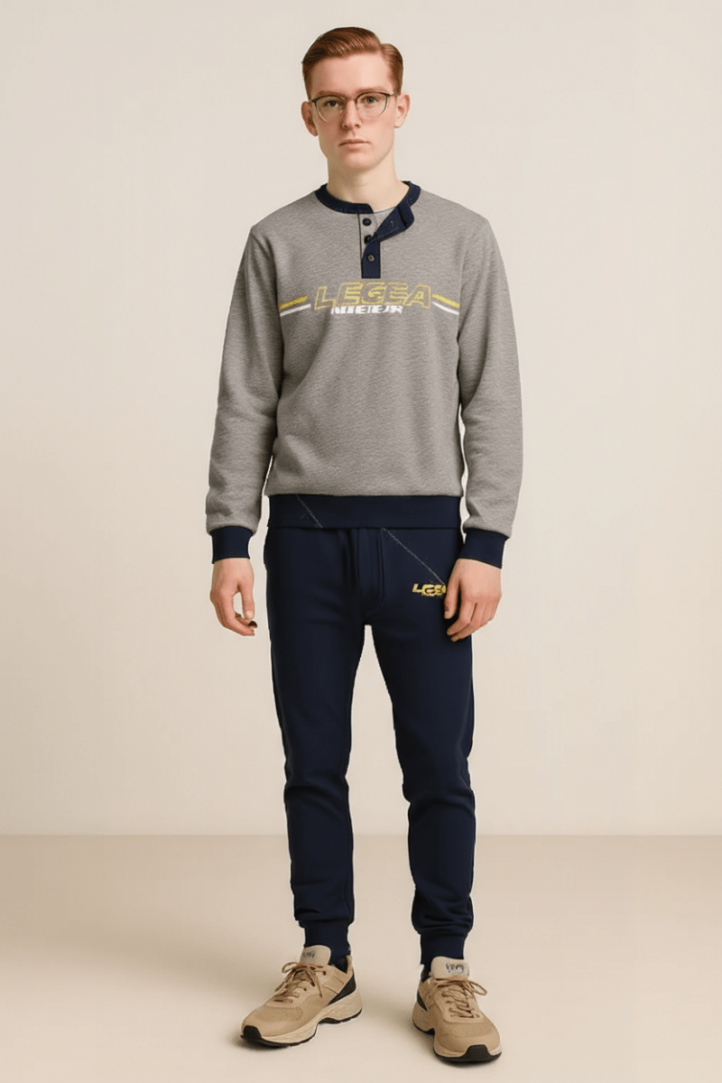 Pigiama uomo Legea caldo cotone interlock PG44260 - Caos Intimo Donna - Uomo - Bambini - Casa - Legea