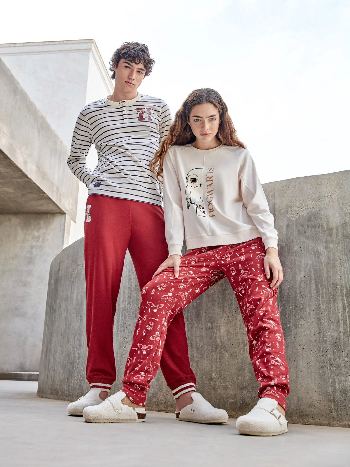 Pigiama donna Gisela Harry Potter caldo cotone 20354