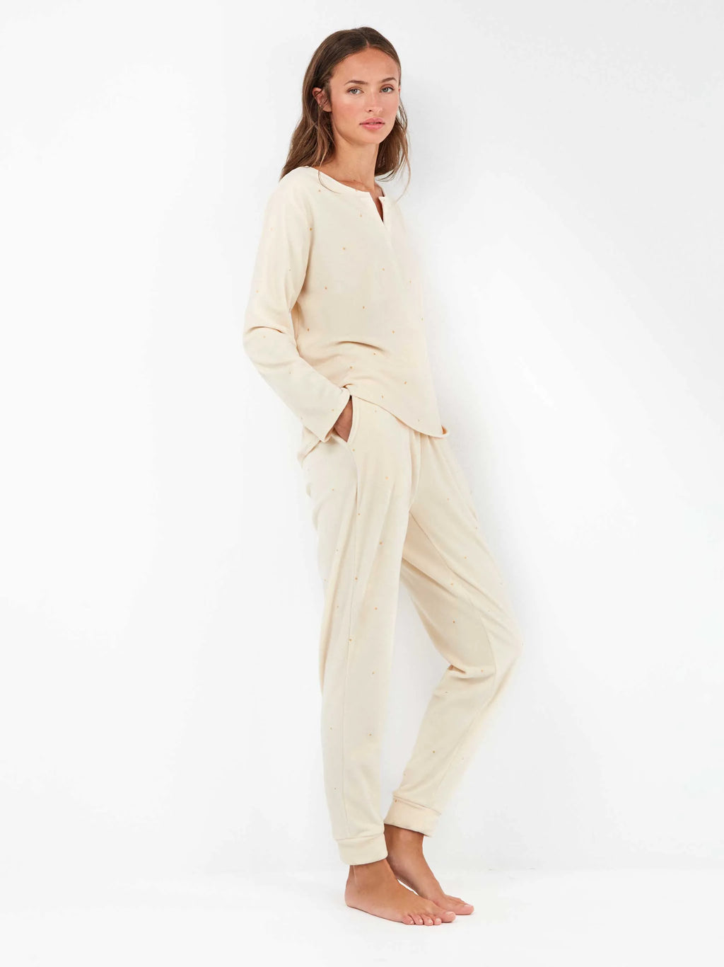 Pigiama donna Gisela pile elasticizzato 20316