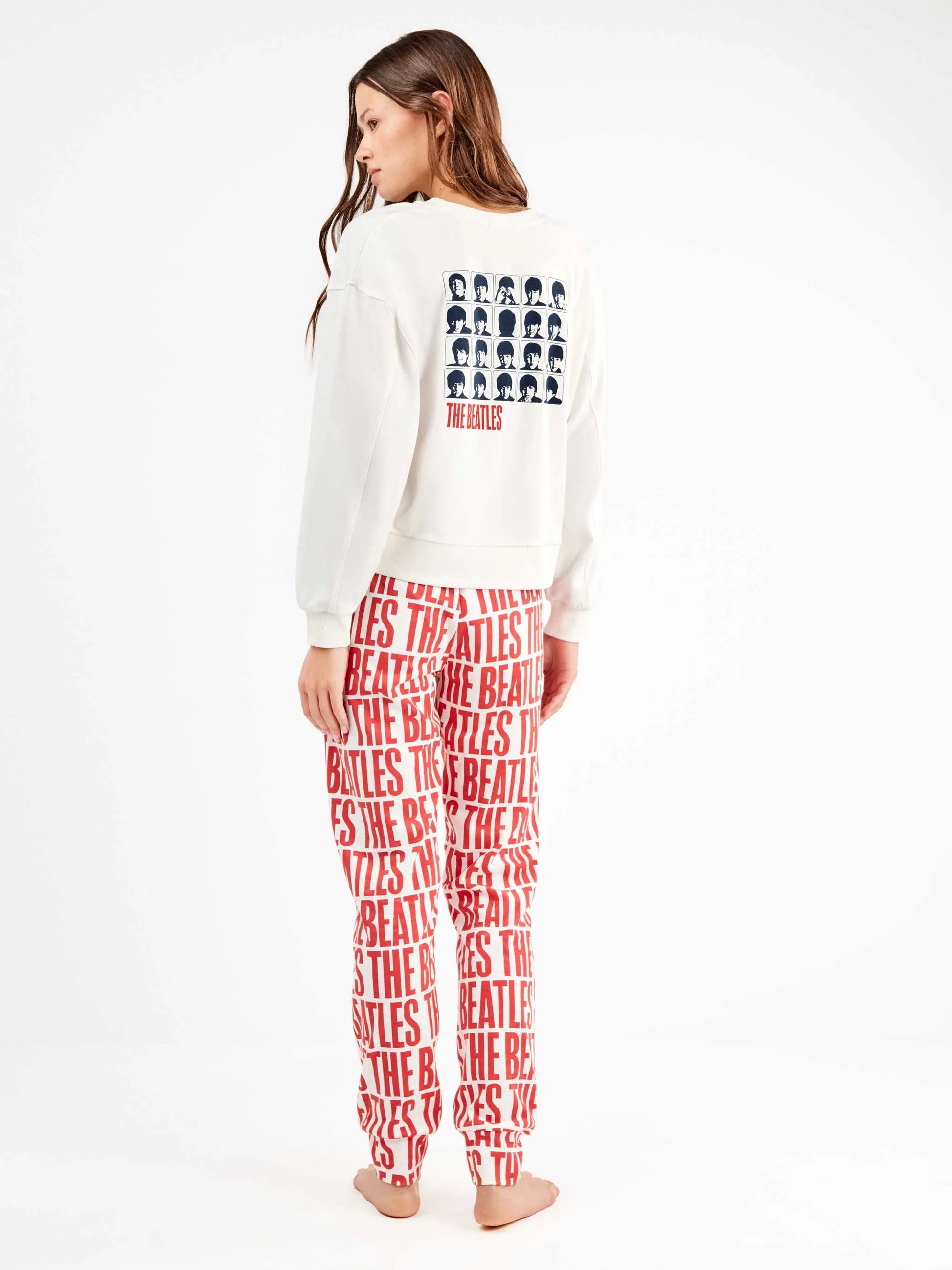 Pigiama donna Gisela caldo cotone The Beatles 20363