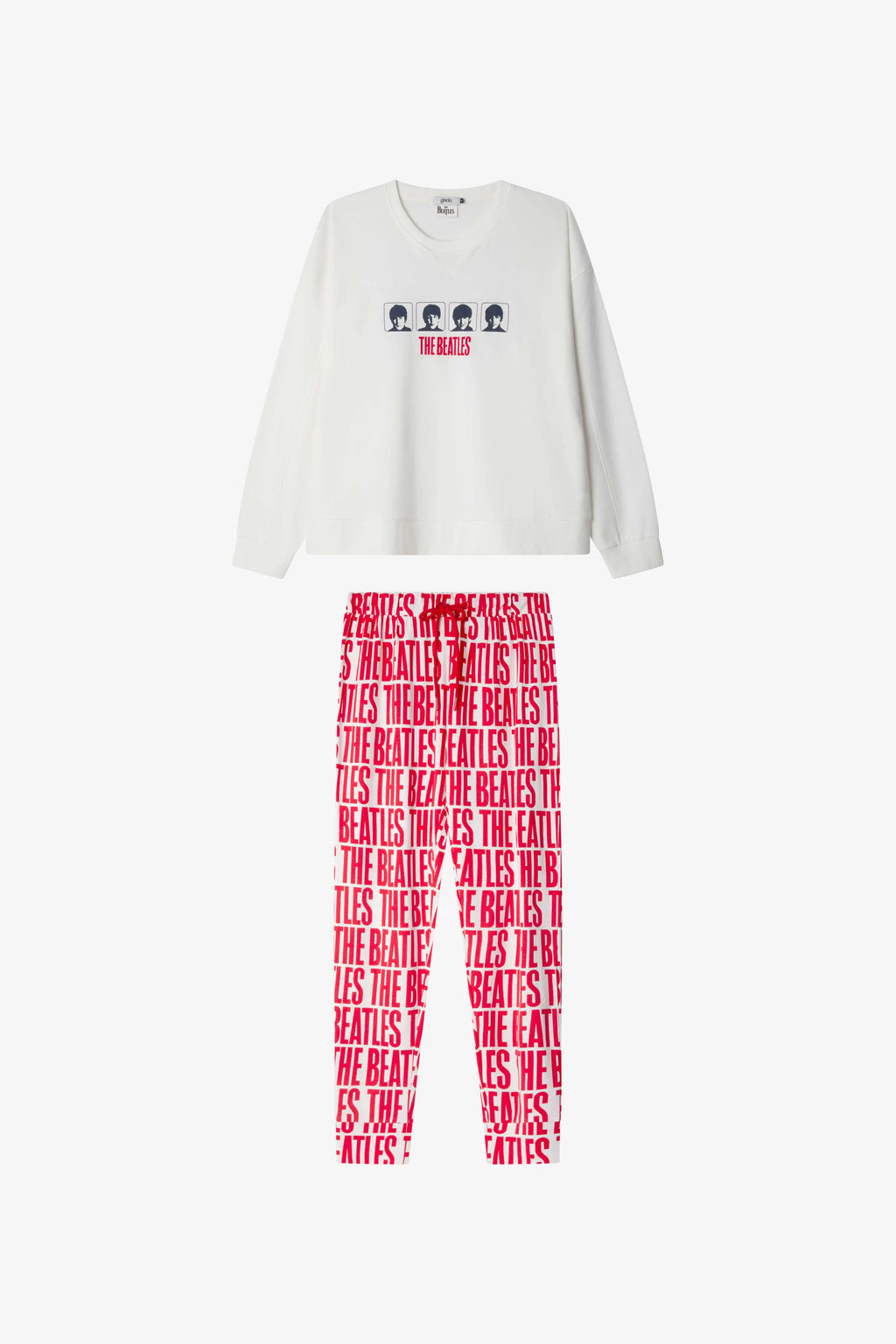 Pigiama donna Gisela caldo cotone The Beatles 20363