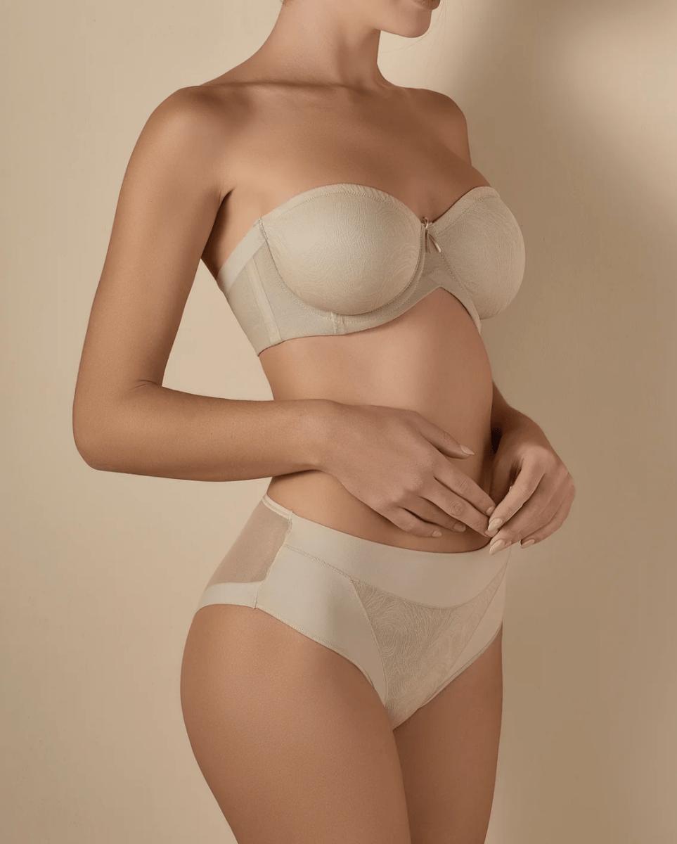 Reggiseno sfoderato a fascia Selene modello Sandra coppa C - Caos Intimo Donna - Uomo - Bambini - Casa - Selene