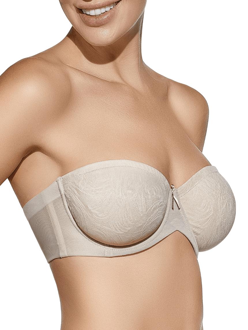 Reggiseno sfoderato a fascia Selene modello Sandra coppa C - Caos Intimo Donna - Uomo - Bambini - Casa - Selene