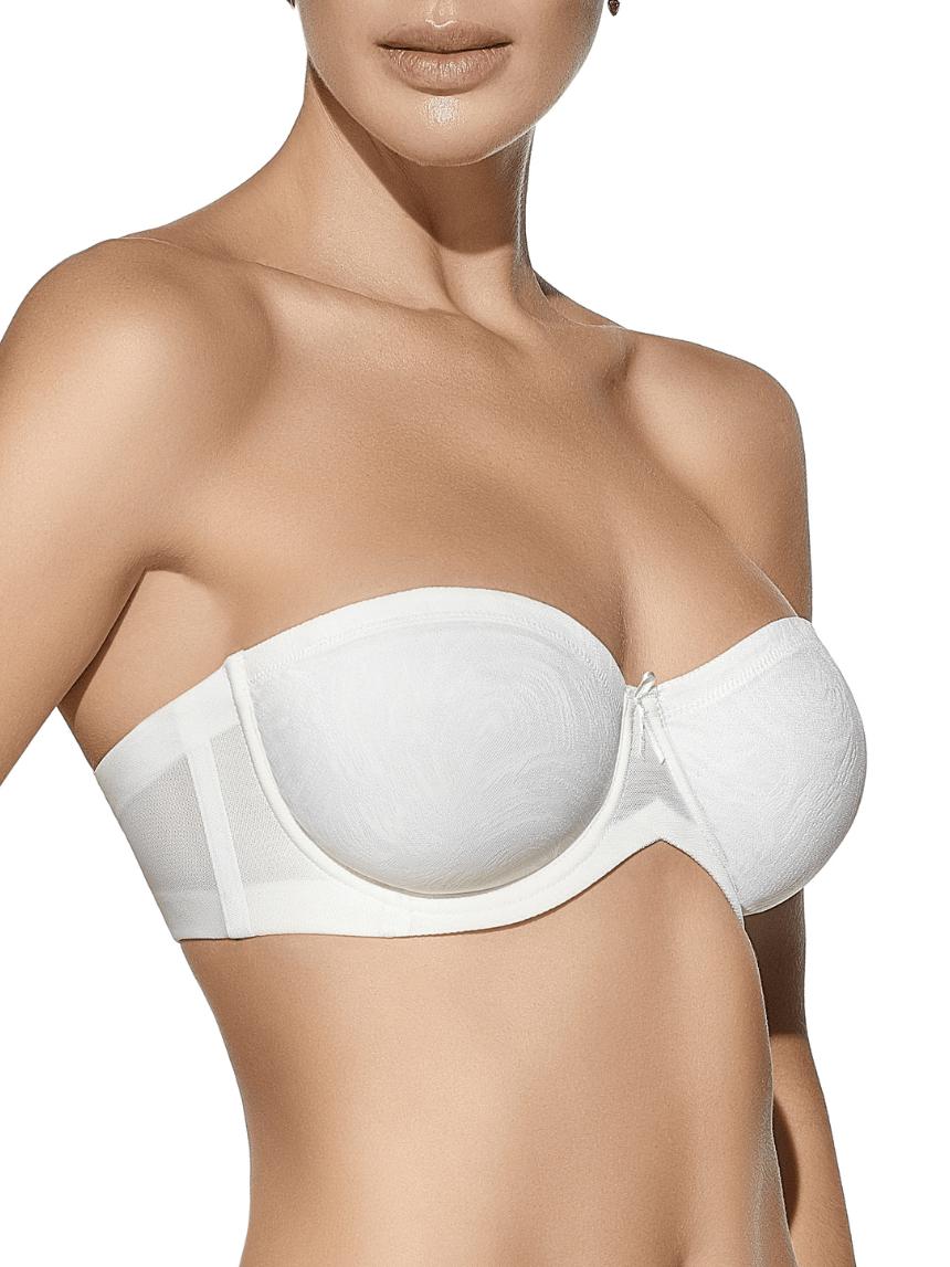 Reggiseno sfoderato a fascia Selene modello Sandra coppa C - Caos Intimo Donna - Uomo - Bambini - Casa - Selene