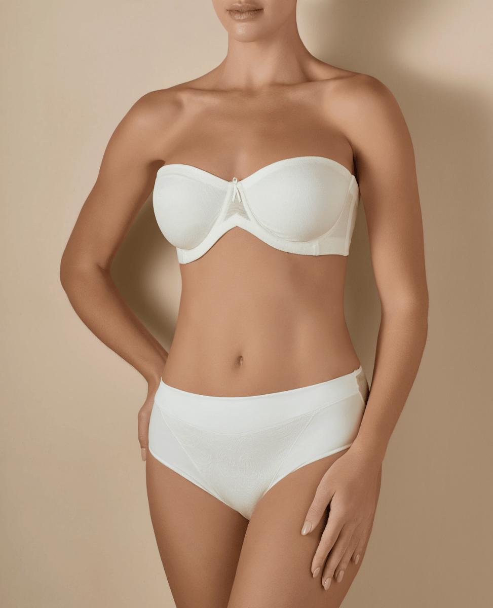 Reggiseno sfoderato a fascia Selene modello Sandra coppa C - Caos Intimo Donna - Uomo - Bambini - Casa - Selene