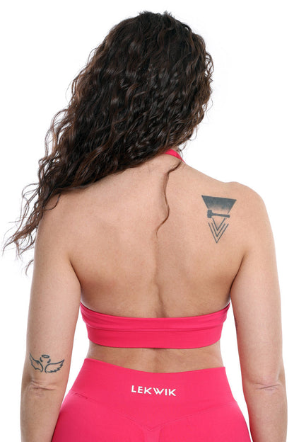 Top sportivo rosa modello IMMO