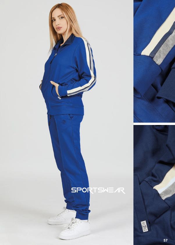 Tuta donna zip garzata Nazareno Gabrielli SD3080 - Caos Intimo Donna - Uomo - Bambini - Casa - Nazareno Gabrielli