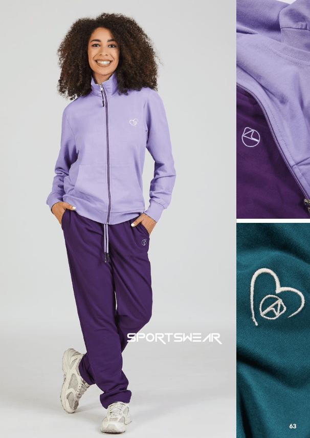 Tuta donna zip garzata Nazareno Gabrielli SD3083 - Caos Intimo Donna - Uomo - Bambini - Casa - Nazareno Gabrielli