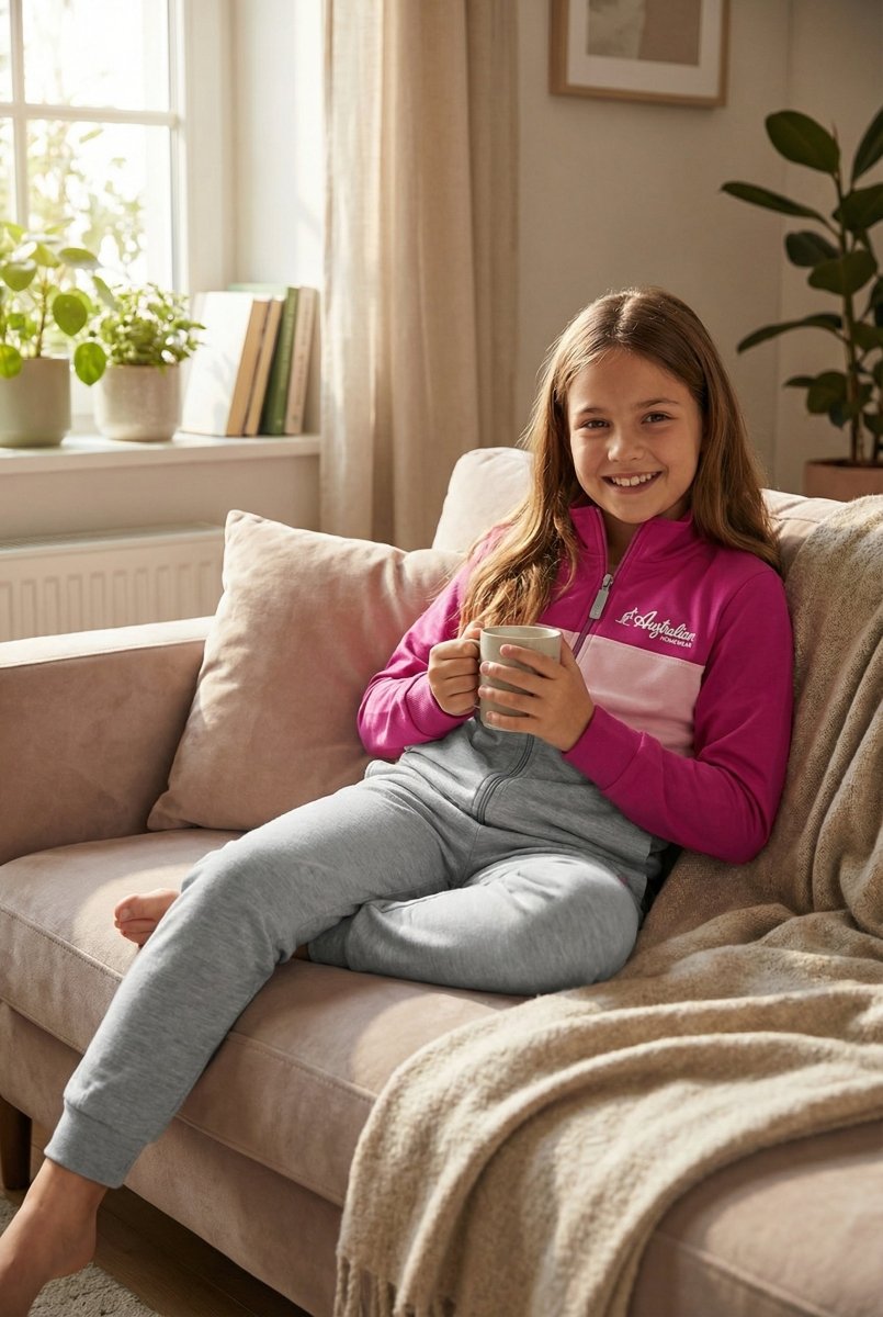 Tuta invernale bambina Australian felpato zip PBA7 - Caos Intimo Donna - Uomo - Bambini - Casa - Australian