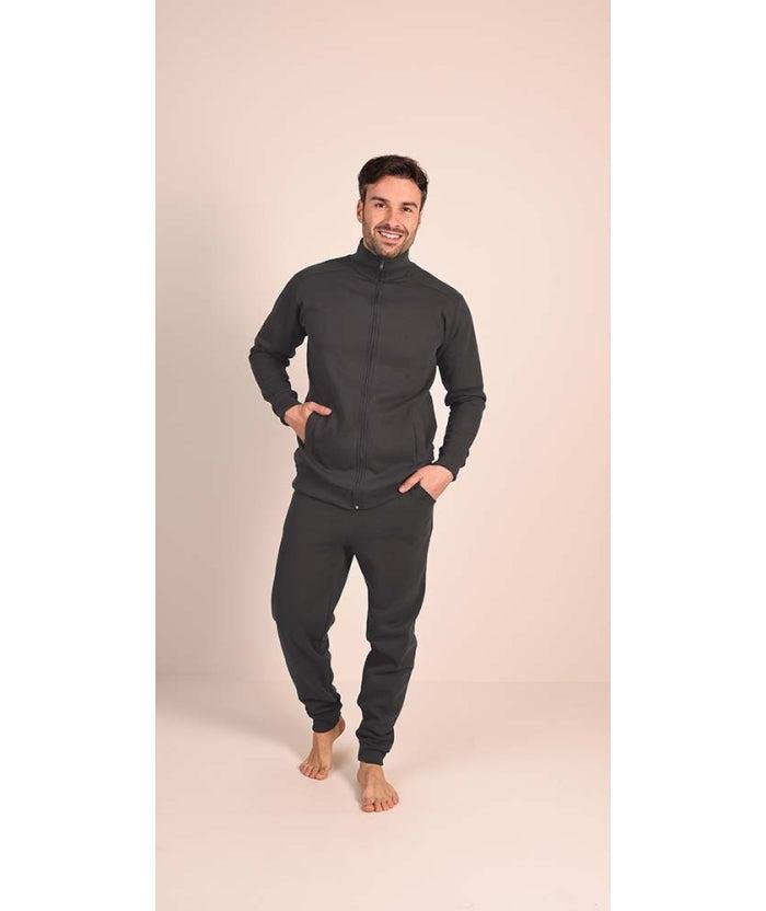 Tuta uomo invernale aperta con zip felpata Gary 8002 - Caos Intimo Donna - Uomo - Bambini - Casa - Gary
