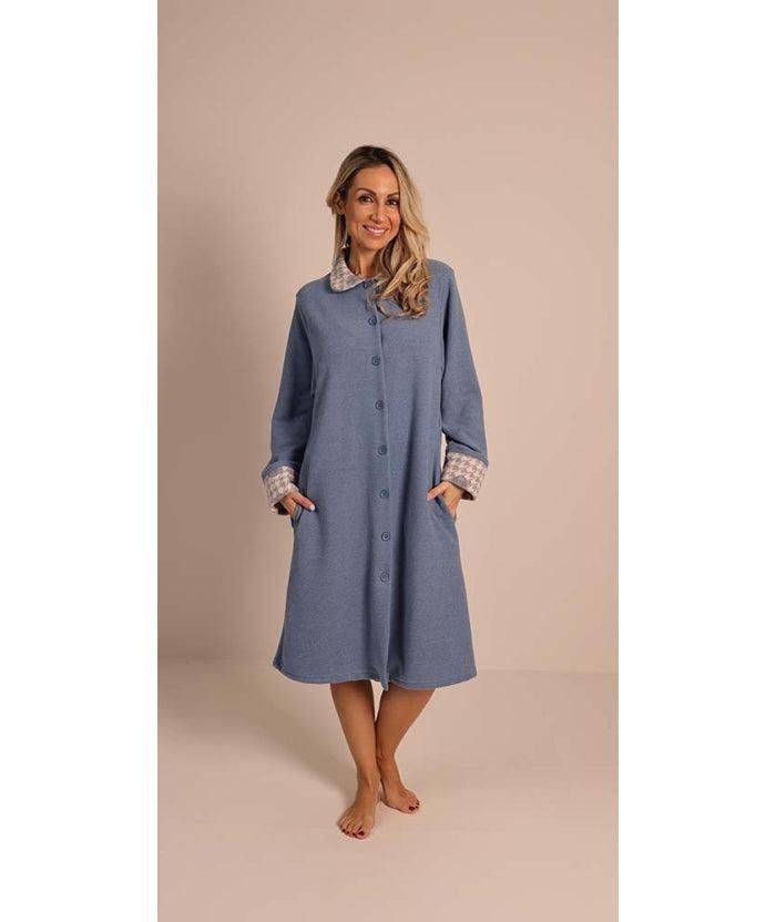 Vestaglia aperta donna invernale punto Milano Gary flanellata 5164 - Caos Intimo Donna - Uomo - Bambini - Casa - Gary
