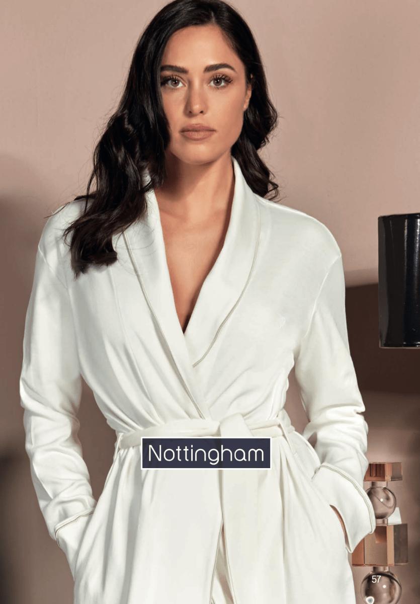 Vestaglia donna Nottingham caldo cotone interlock PV45226 - Caos Intimo Donna - Uomo - Bambini - Casa - Nottingham