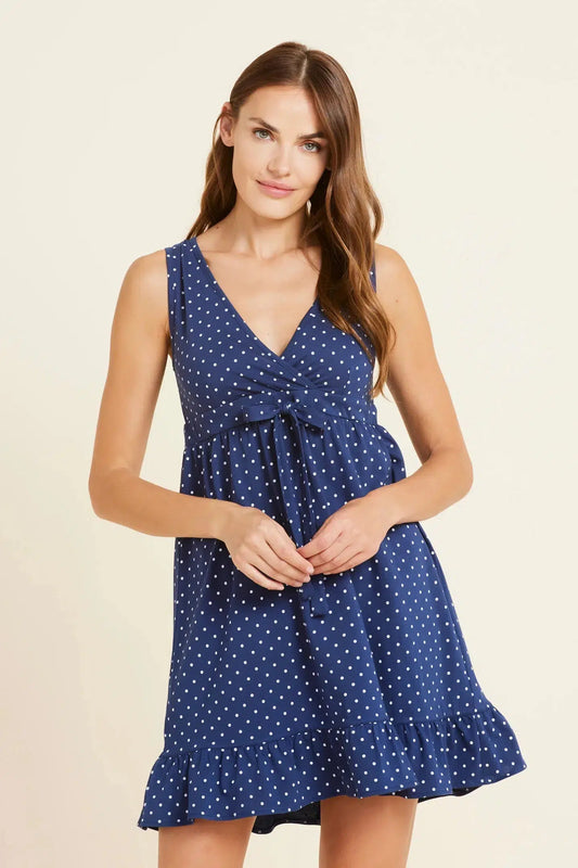 Abitino donna cotone spalla larga Noidinotte LA2736