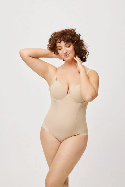 Body coppa imbottita con ferretto scollatura sul retro Ysabel Mora 19619 coppa C