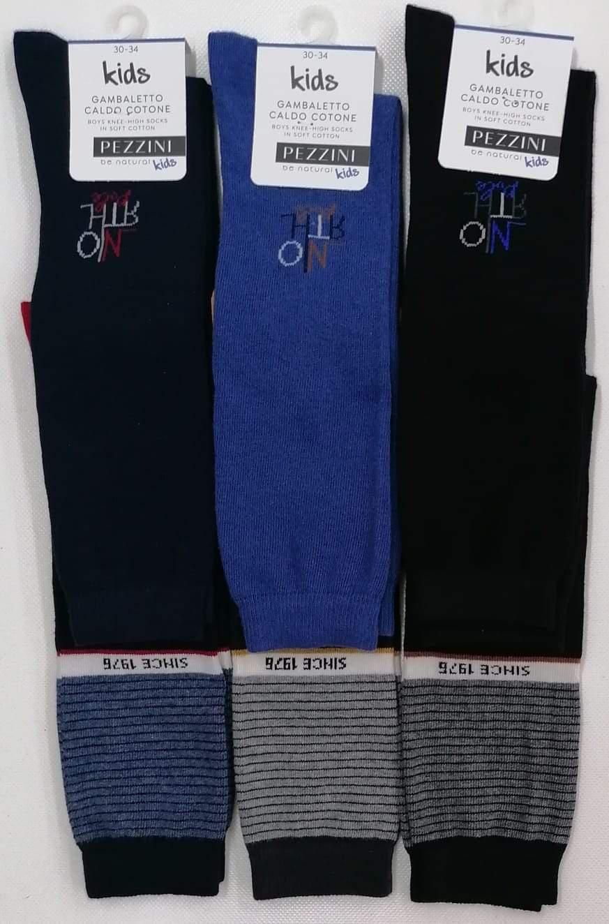 Calze lunghe bambino in caldo cotone Pezzini BGB-PAI211200