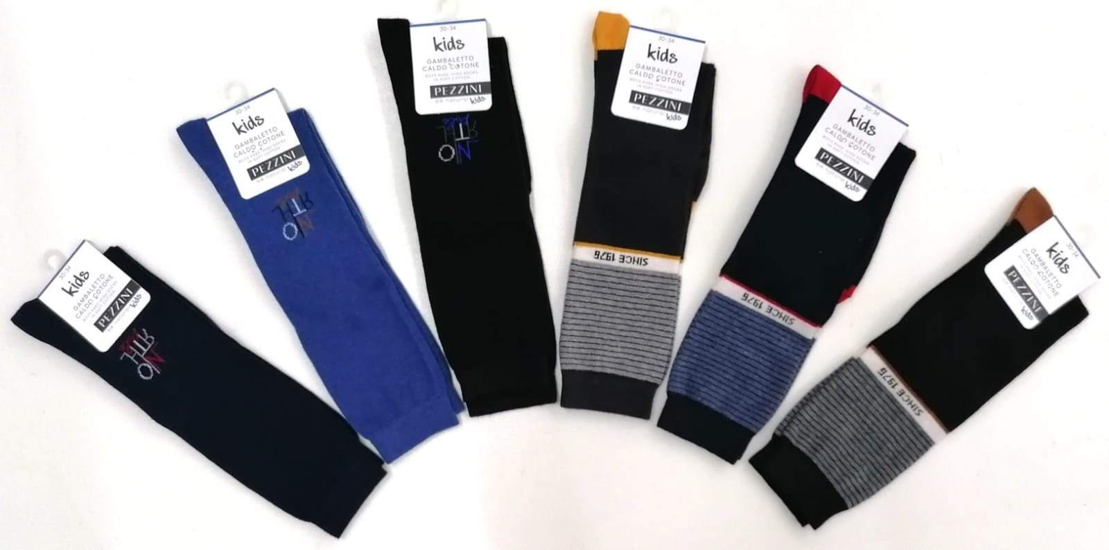 Calze lunghe bambino in caldo cotone Pezzini BGB-PAI211200