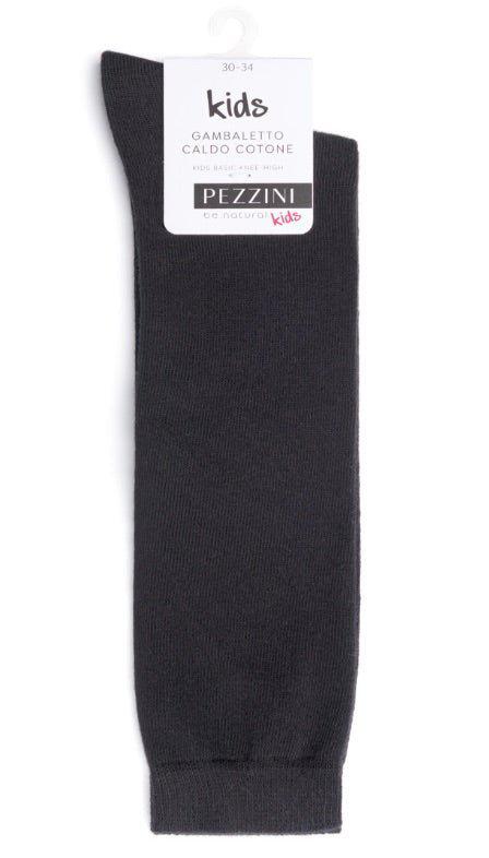 Calze lunghe bambino in caldo cotone Pezzini in tinta unita BGB-ALEX