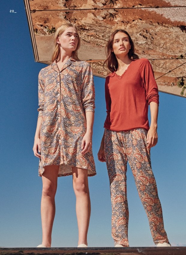 Camicia da notte aperta donna Gisela in viscosa elasticizzata 1938