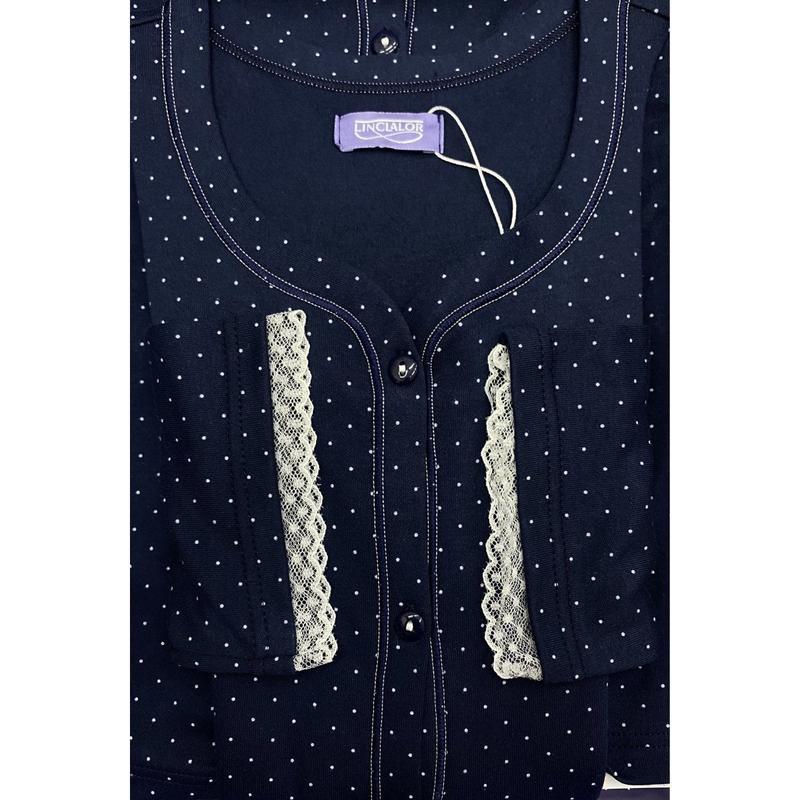 Camicia da notte mammina manica lunga Interlock Linclalor 92561