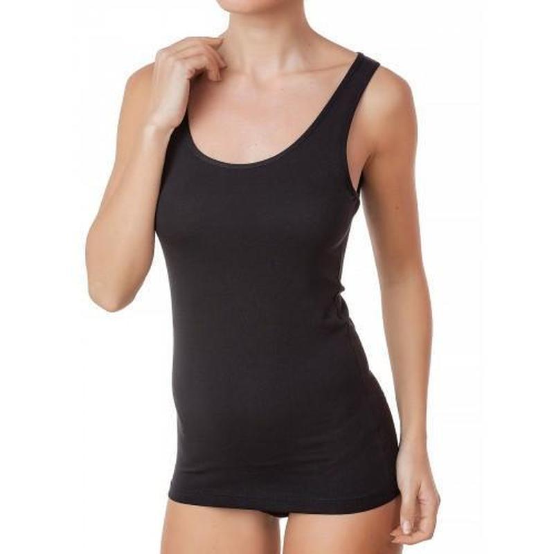 Canotta donna spalla larga Jadea modello Green Cotton 2003