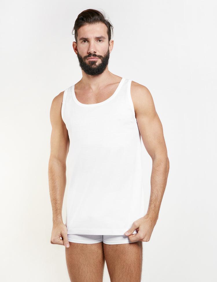 Canotta uomo Nottingham in filo di scozia VL1700