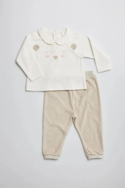 Completino neonato ciniglia Ysabel Mora 25304