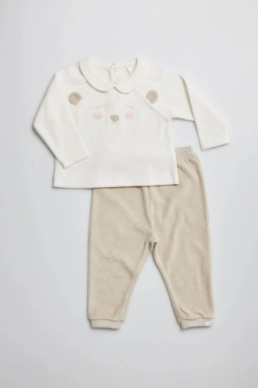 Completino neonato ciniglia Ysabel Mora 25304