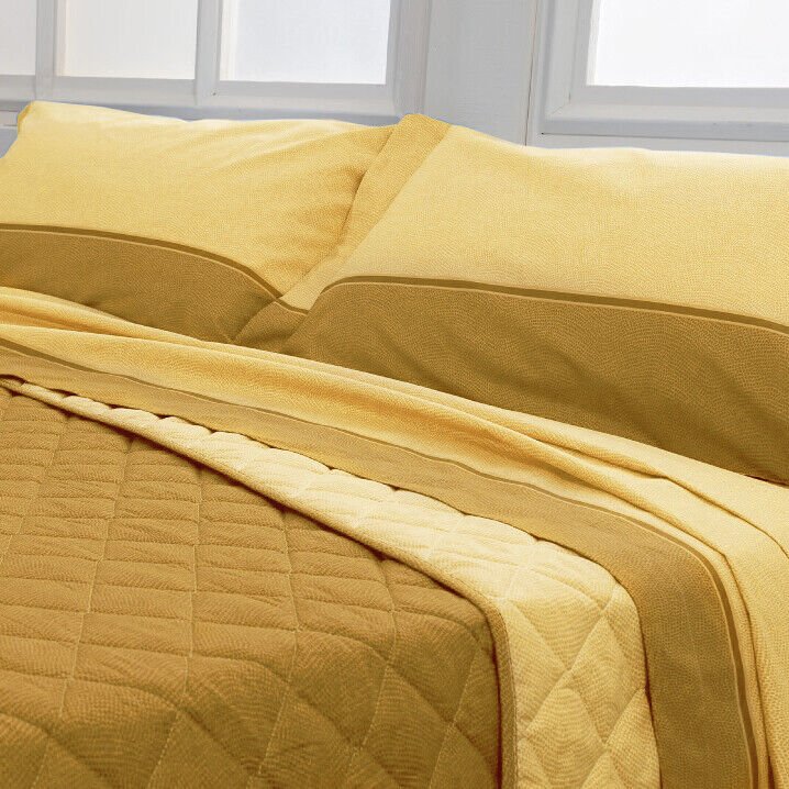 Completo lenzuola e federe di flanella Biancaluna Matrimoniale Tramonti Dern