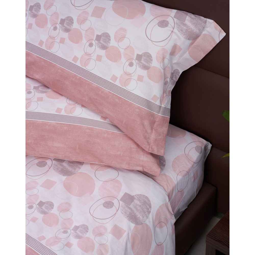 Completo lenzuola e federe di flanella Biancaluna Matrimoniale Tramonti Odo